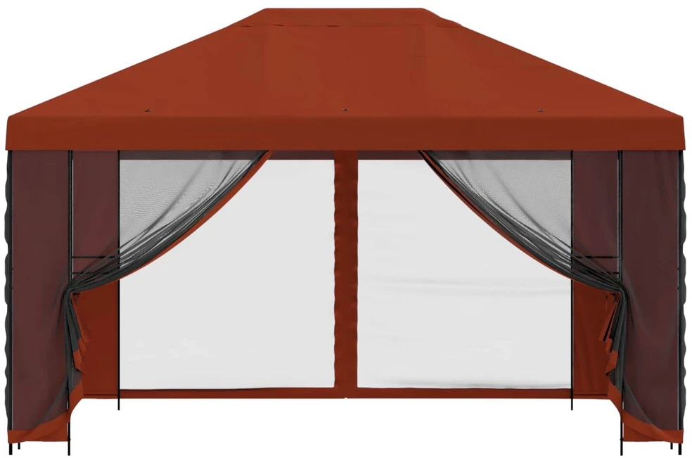 Paviljonas su šoninėmis sienelėmis 4 × 3 m Terakotos