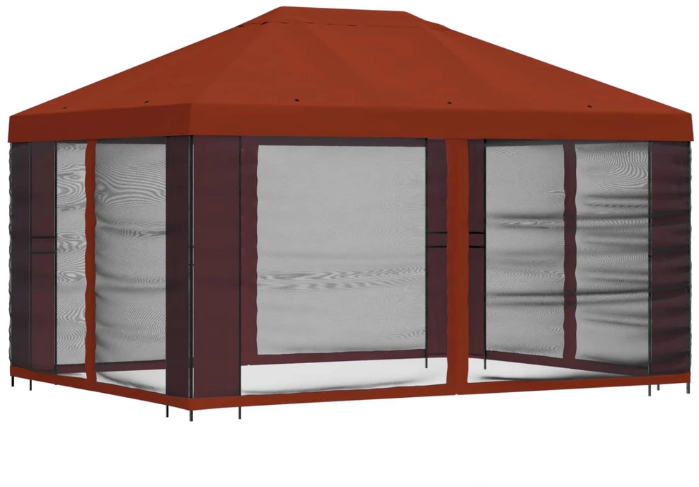 Paviljonas su šoninėmis sienelėmis 4 × 3 m Terakotos