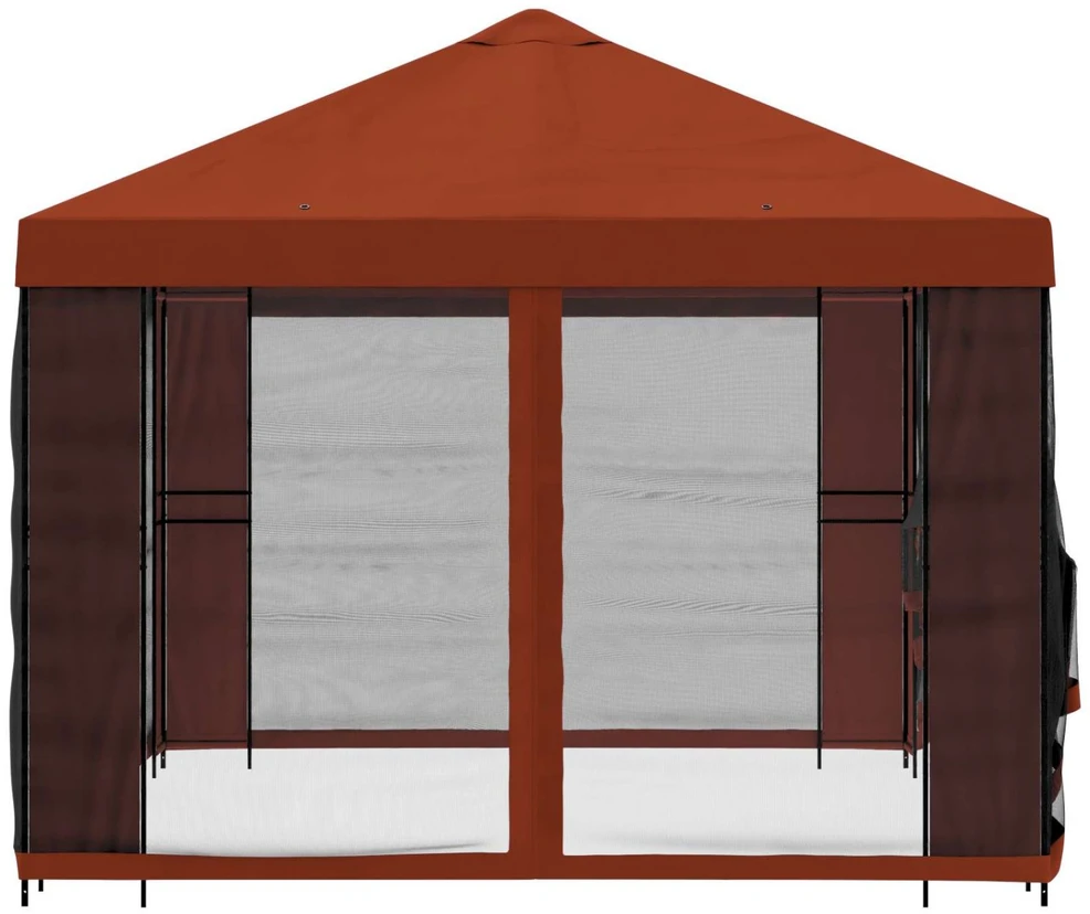 Paviljonas su šoninėmis sienelėmis 4 × 3 m Terakotos