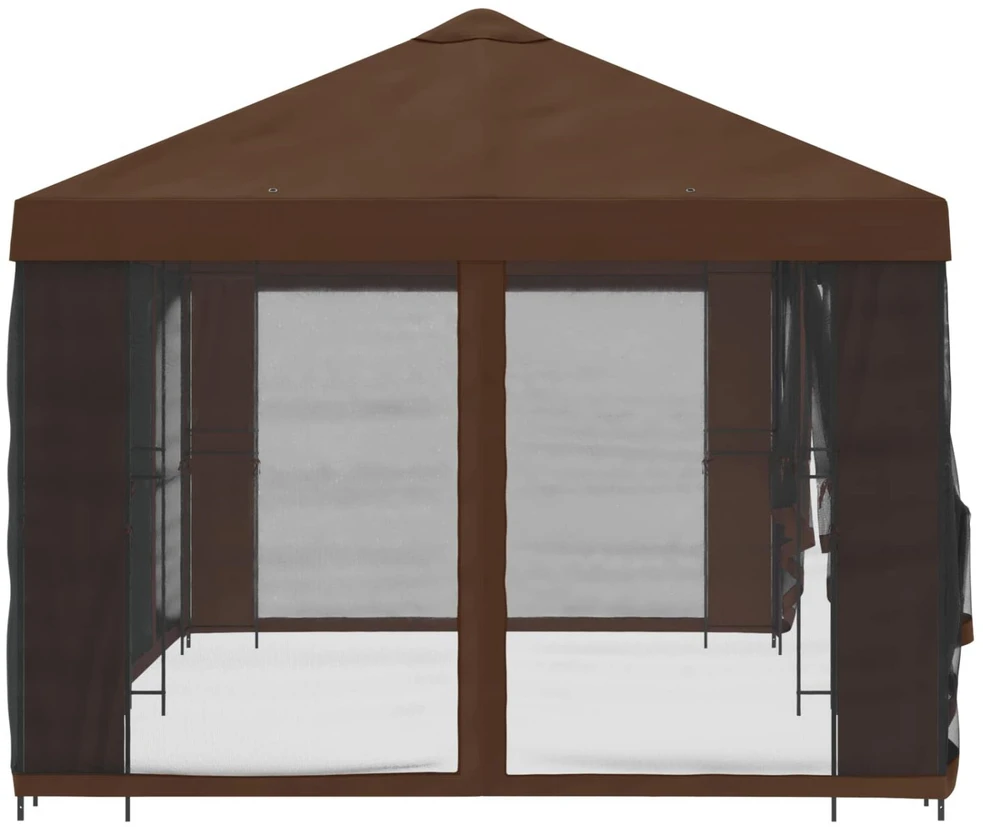 Sodo pavėsinė su šoninėmis sienelėmis 6 x 3 m Ruda