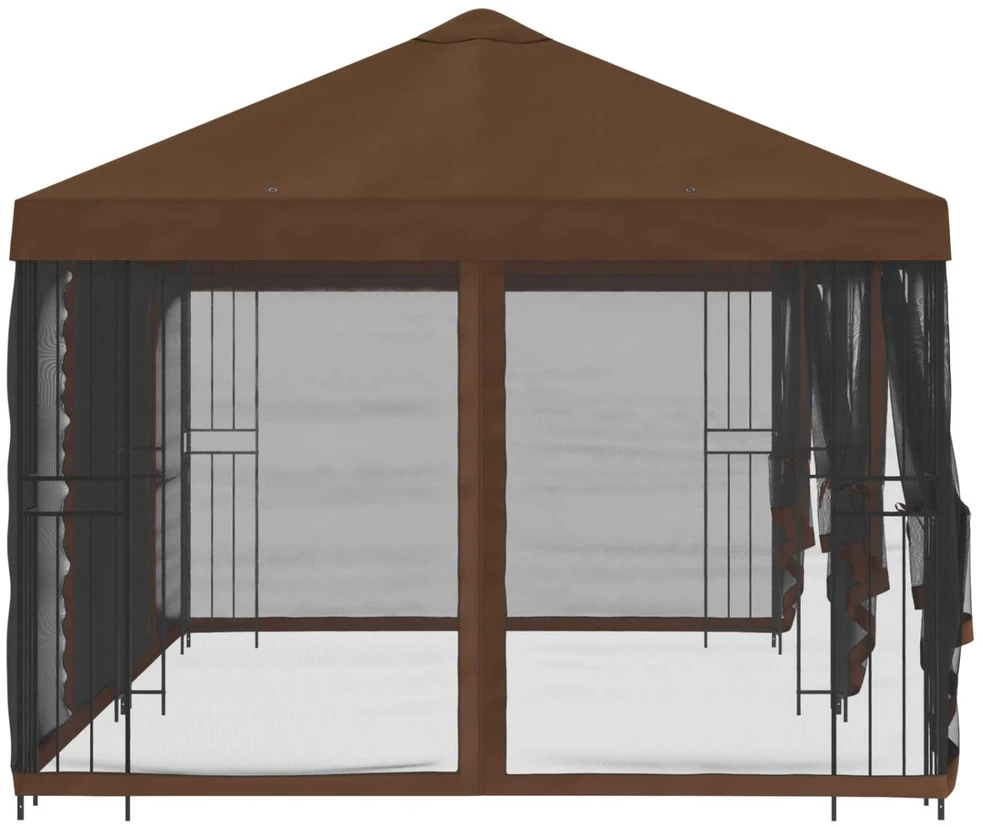 Paviljonas su šoninėmis sienelėmis 6 x 3 m Ruda