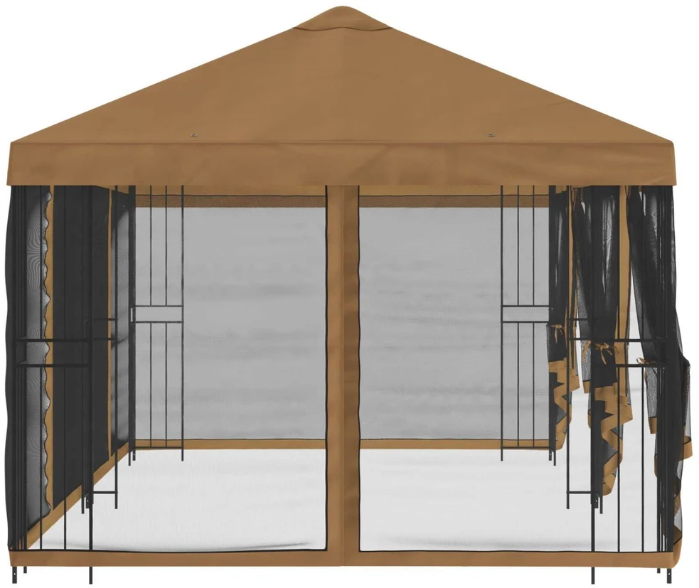 Paviljonas su šoninėmis sienelėmis 6 x 3 m Smėlio