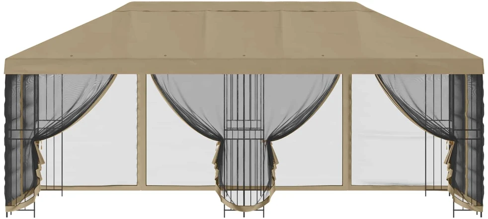 Paviljonas su šoninėmis sienelėmis 6 x 3 m Smėlio