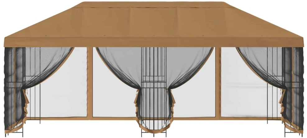 Paviljonas su šoninėmis sienelėmis 6 x 3 m Smėlio