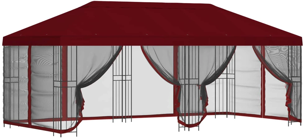 Paviljonas su šoninėmis sienelėmis 6 x 3 m Vyšninė