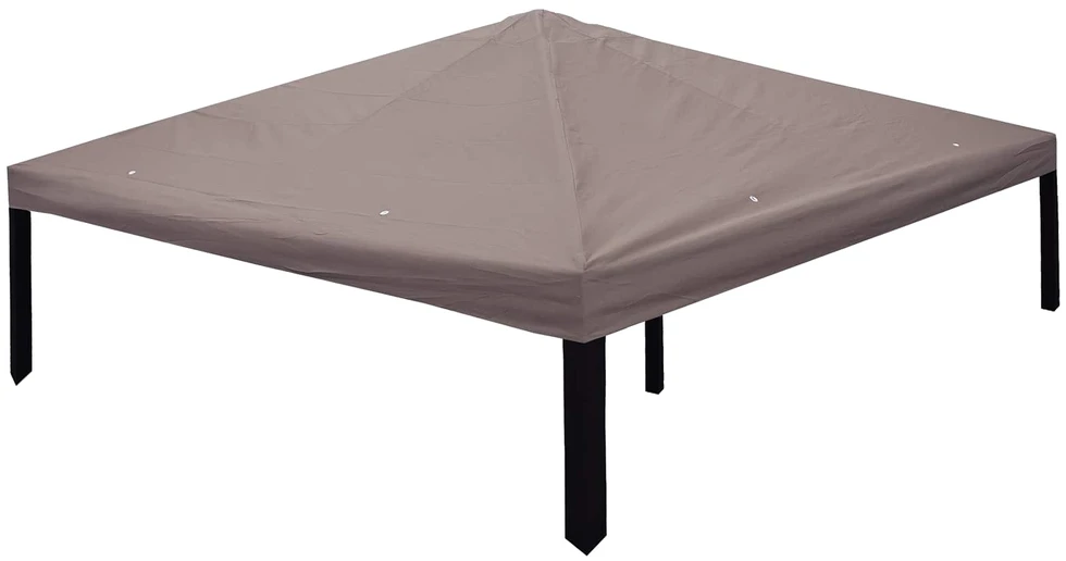 Paviljono uždanga Taupe 300 x 300 cm Poliesteris ir plienas