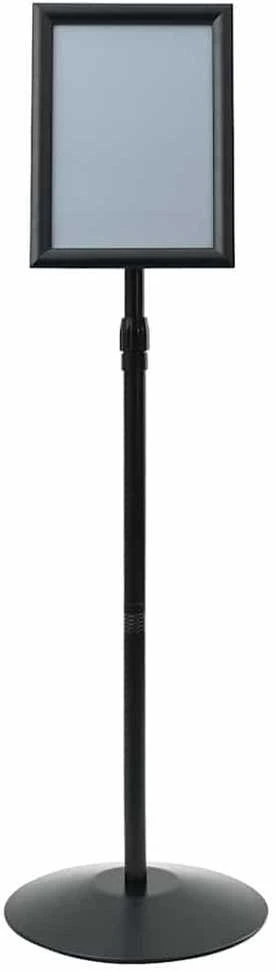 Pedestalo plakato stovas Sidabro a4 PVC ir Plienas