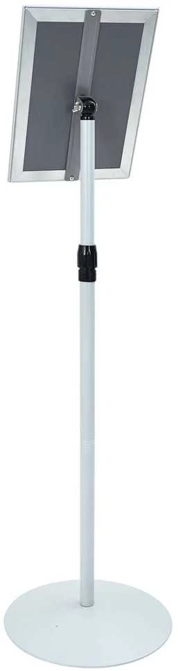 Pedestalo plakato stovas Sidabro 33 x 33 x 123 cm
