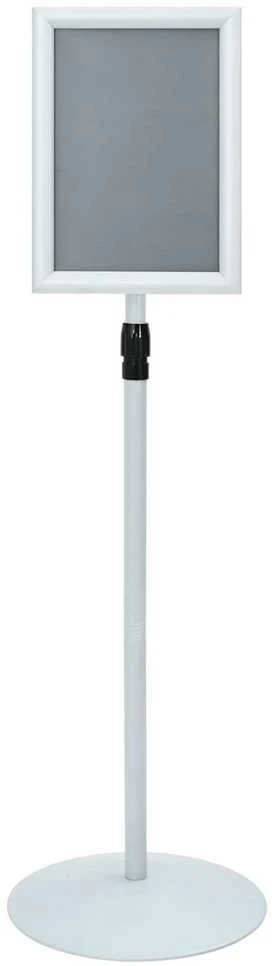 Pedestalo plakato stovas Sidabro 33 x 33 x 123 cm