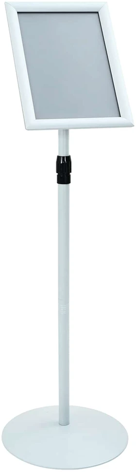 Pedestalo plakato stovas Sidabro 33 x 33 x 126 cm