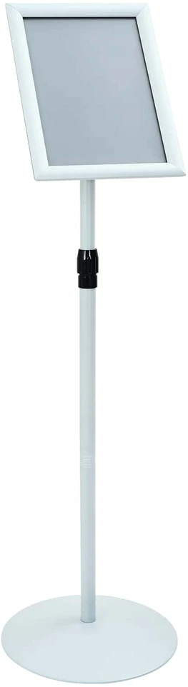 Pedestalo plakato stovas Sidabro 33 x 33 x 123 cm