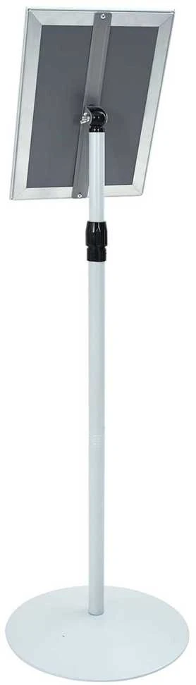 Pedestalo plakato stovas Sidabro 33 x 33 x 126 cm