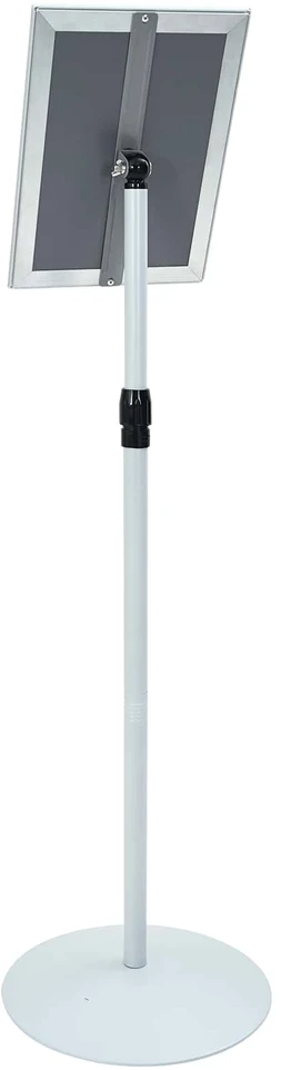 Pedestalo plakato stovas Sidabro 33 x 33 x 123 cm