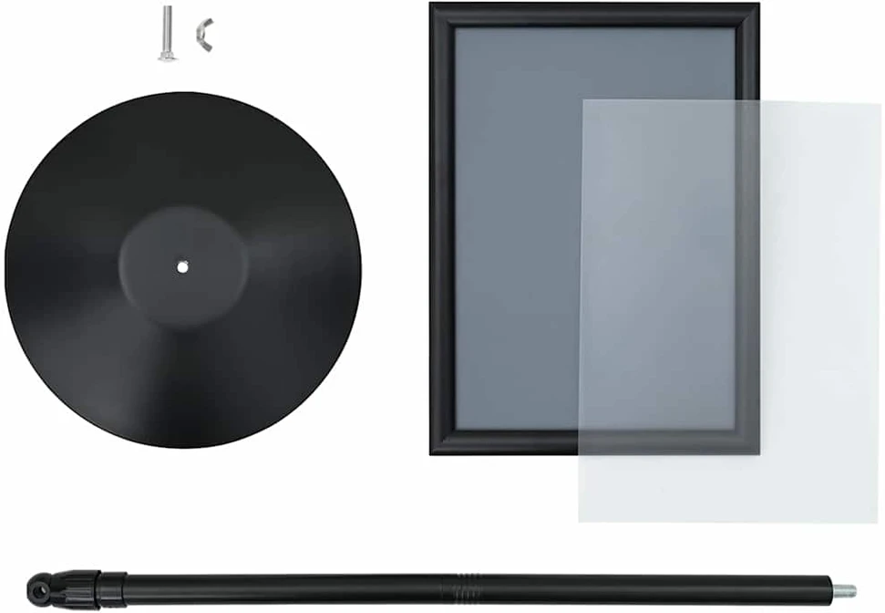 Pedestalo plakato stovas Sidabro a3 PVC ir Plienas