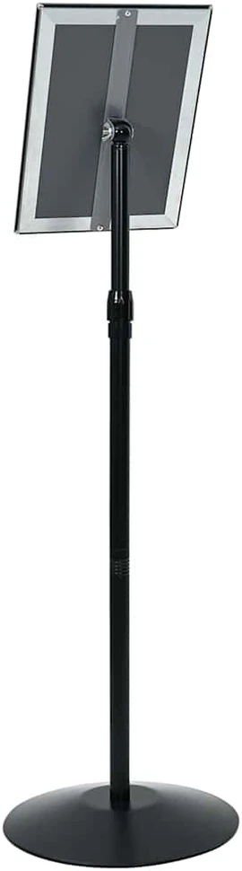 Pedestalo plakato stovas Sidabro a4 PVC ir Plienas