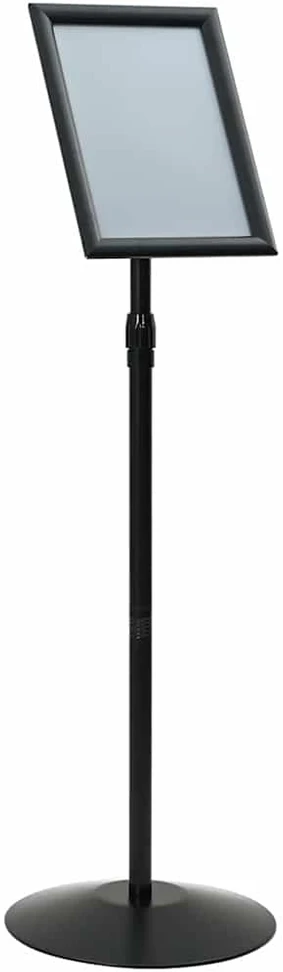 Pedestalo plakato stovas Sidabro a4 PVC ir Plienas