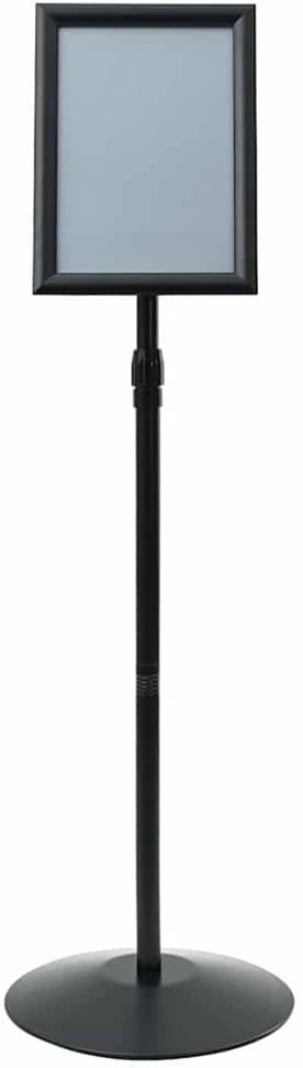 Pedestalo plakato stovas Sidabro a4 PVC ir Plienas