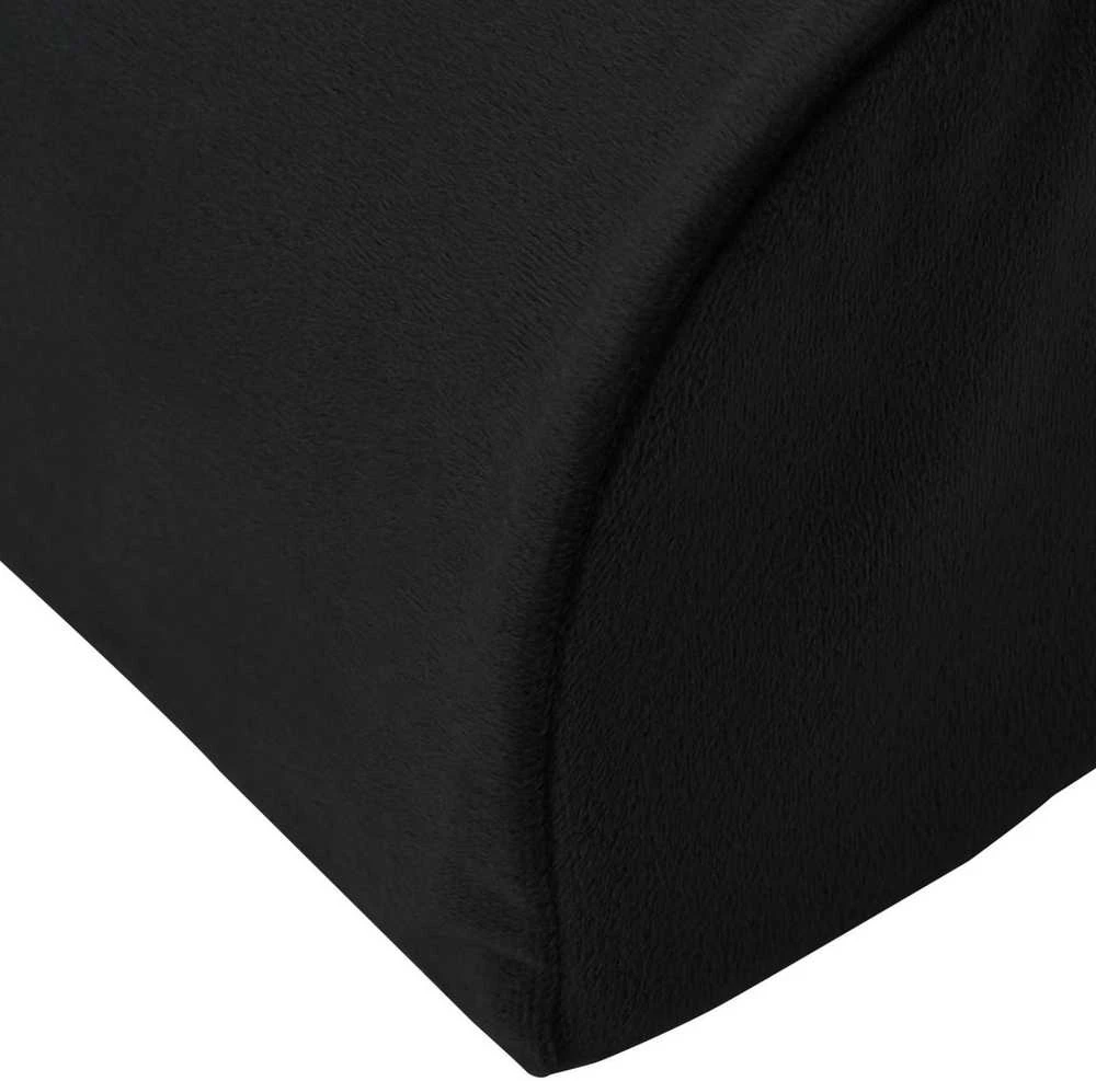 Pėdų atrama pagalvė 42 x 18 x 13 cm Tvirtas PU putos Juoda