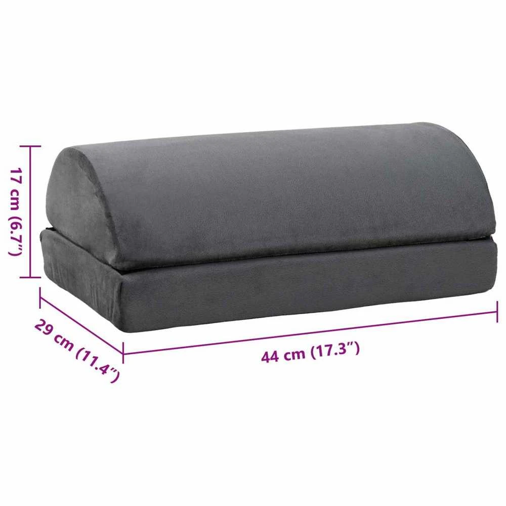 44 x 29 x 17 cm Tvirtas PU putos Pilka
