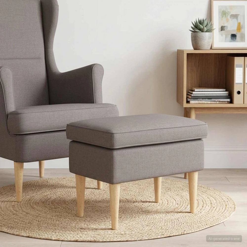 Pėdų staliukas Taupe 55 x 35 x 41 cm