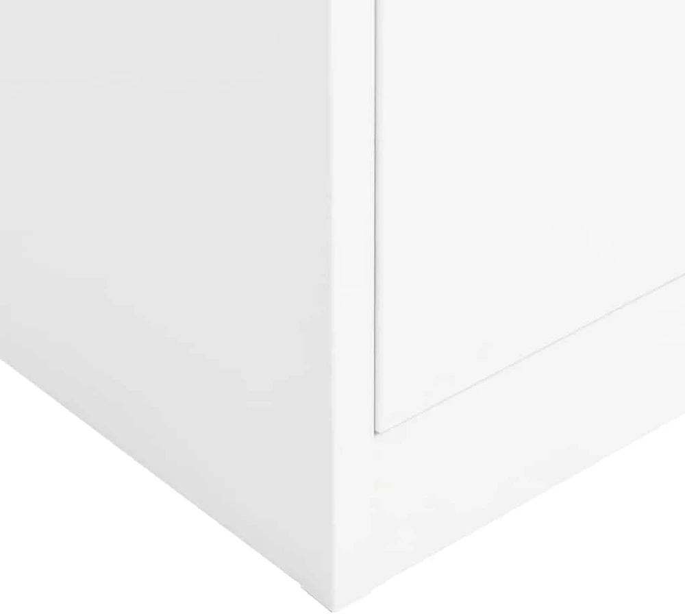 Persirengimo spintelė, baltos spalvos, 90x40x180cm, plienas