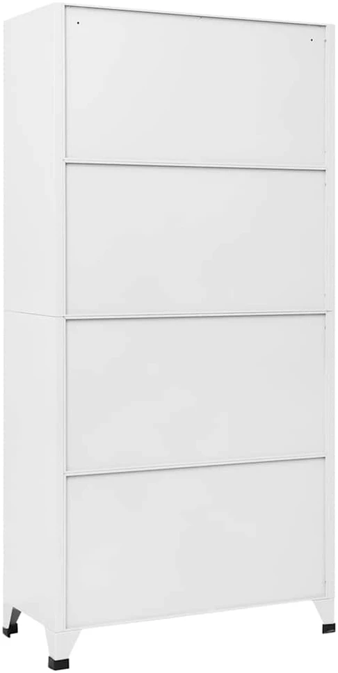Persirengimo spintelė, pilka, 90x40x180cm, plienas