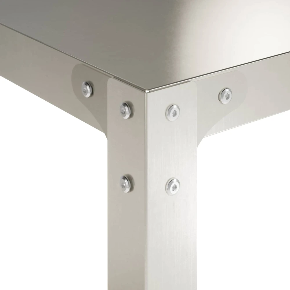 Persodinimo stalas 80 x 50 x 104 cm Nerūdijantis plienas