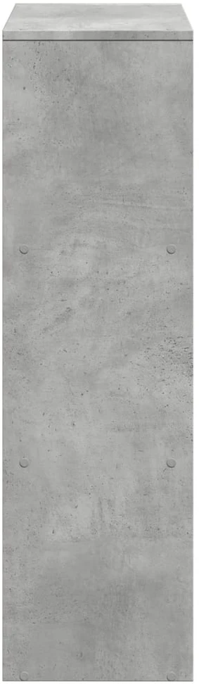 Pertvara/knygų spinta, 3 aukštų, betono, 99x29x99cm, mediena