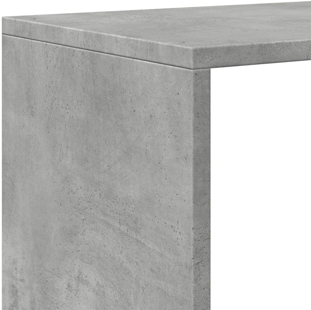 Pertvara/knygų spinta, 3 aukštų, betono, 99x29x99cm, mediena