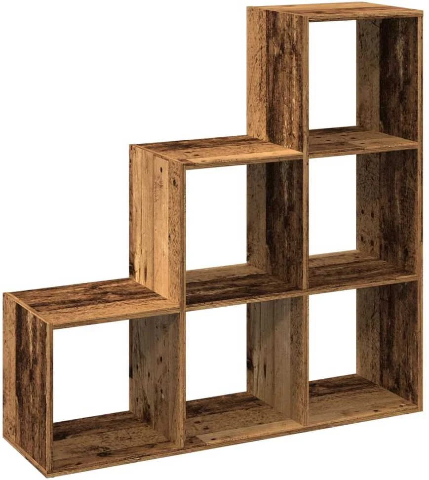 Pertvara/knygų spinta, 3 aukštų, medienos, 99x29x99cm, mediena