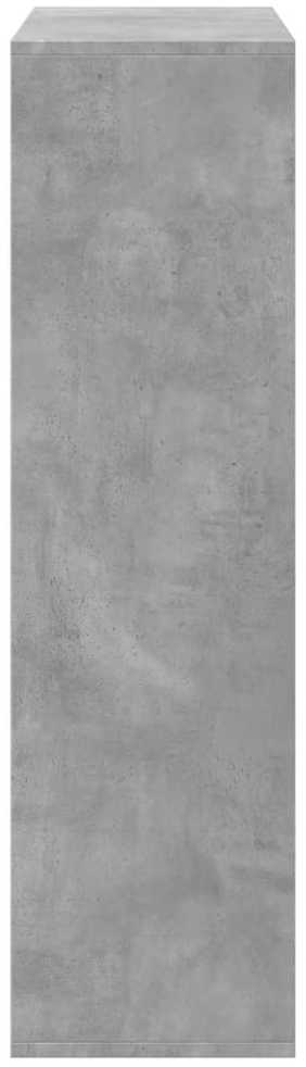 Pertvara/knygų spinta, betono, 69,5x29x103,5cm, mediena
