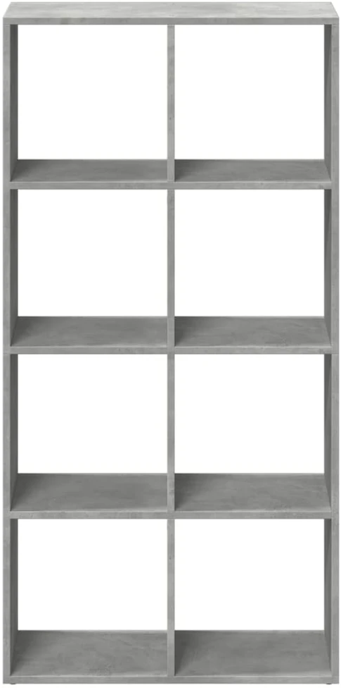 Pertvara/knygų spinta, betono, 69,5x29x137,5cm, mediena