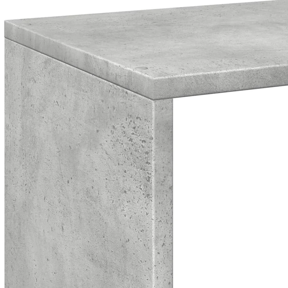 Pertvara/knygų spinta, betono, 69,5x29x137,5cm, mediena