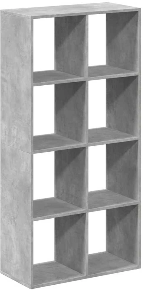 Pertvara/knygų spinta, betono, 69,5x29x137,5cm, mediena