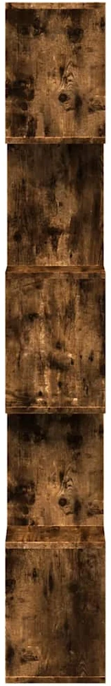 Pertvara/knygų spinta, dūminio ąžuolo, 70x24x161cm, 5 pakopų