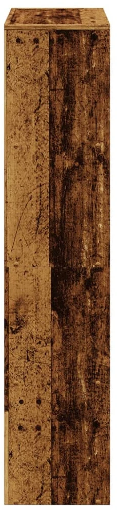 Pertvara/knygų spinta, medienos, 131,5x29x131,5cm, 4 aukštų