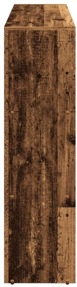 Pertvara/knygų spinta, medienos, 137,5x29x103,5cm, 3 aukštų