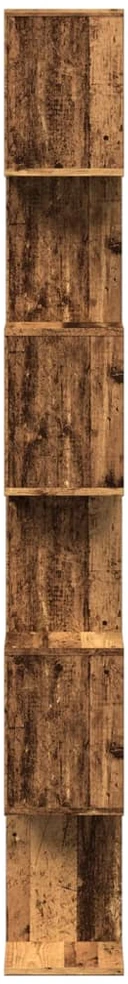 Pertvara/knygų spinta, medienos, 70x24x193cm, 6 pakopų
