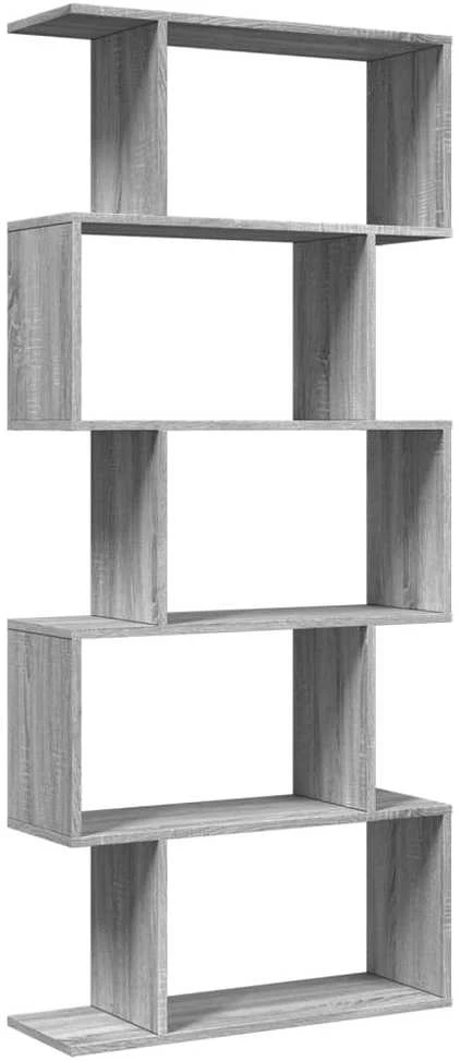 Pertvara/knygų spinta, sonoma ąžuolo, 70x24x161cm, 5 pakopų