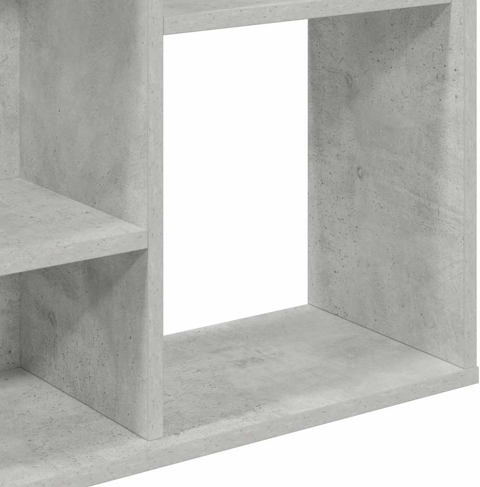 Pertvara/spintelė knygoms, betono, 100x24x140cm, mediena