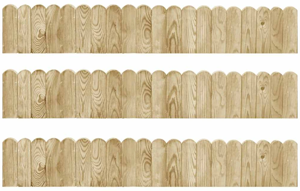 Pertvaros ritiniai, 3vnt., 120cm, impregnuota pušies mediena