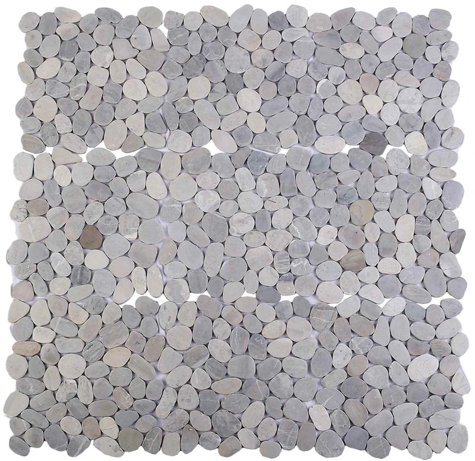 Akmeninės plytelės Pilka 30 x 30 cm Upės akmuo