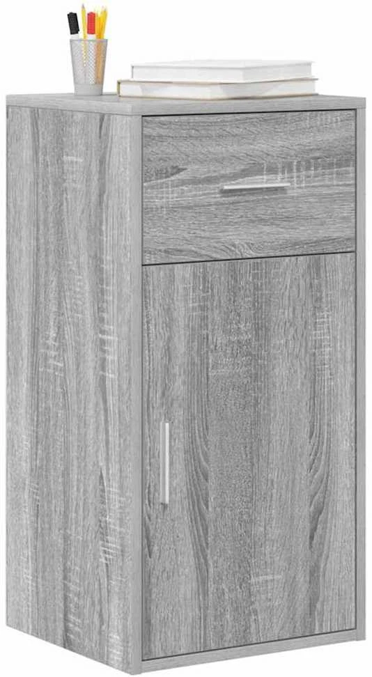Kabalas su stalčių Pilkas Sonoma 38 x 34 x 75 cm