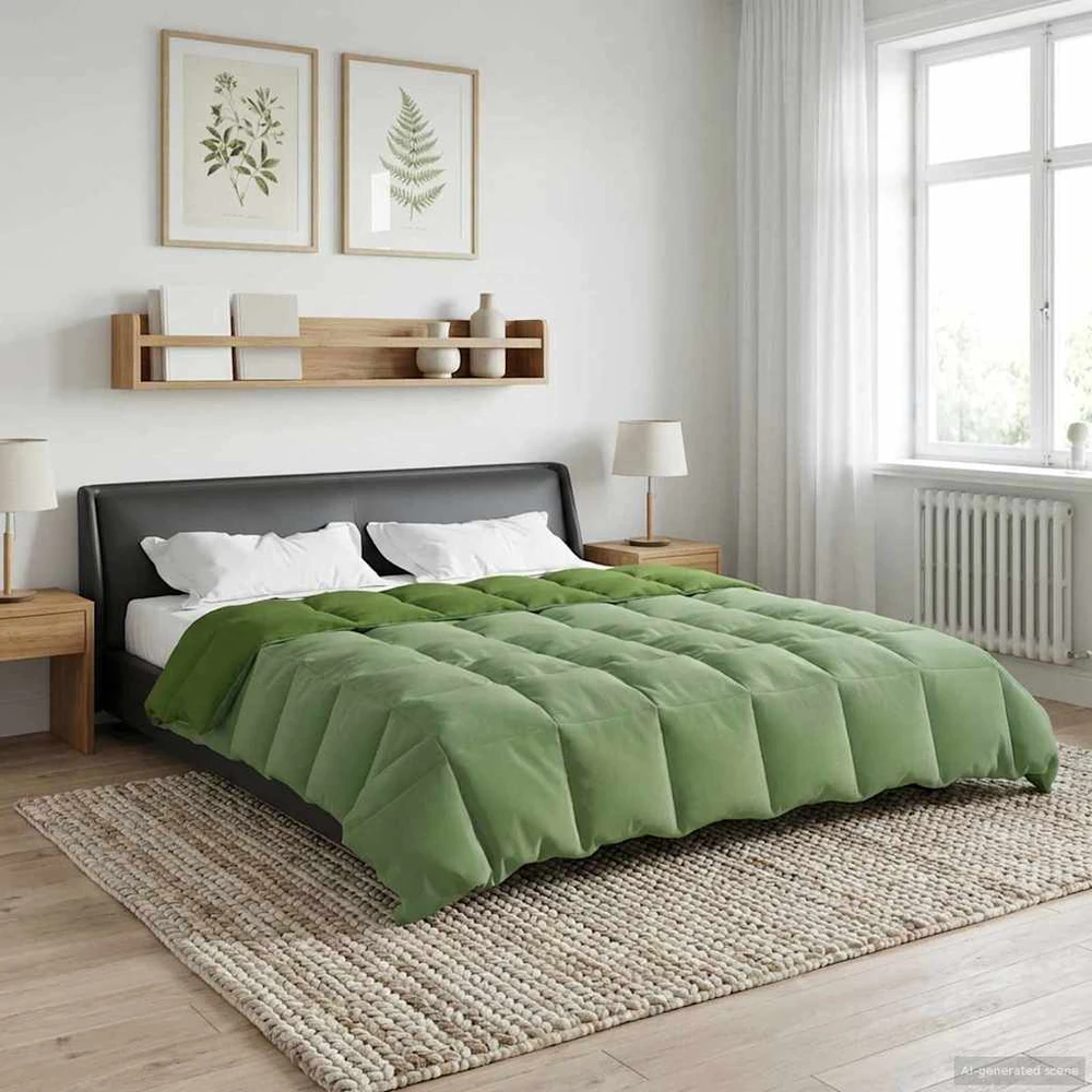 Pilna metų antklodė 200 x 220 cm 4 metų laikai Žalia