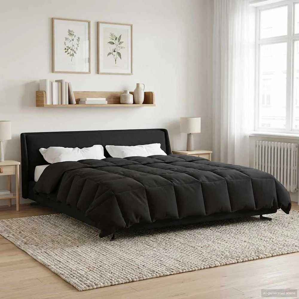 Pilna metų antklodė 260 x 220 cm 4 metų laikai Antracito