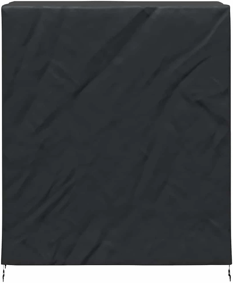 Pingpongo stalo uždangalas 165 x 70 x 185 cm audinys Juoda