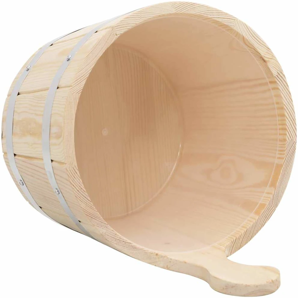 Pirties kibiro ir samčio rinkinys, pušies medienos masyvas