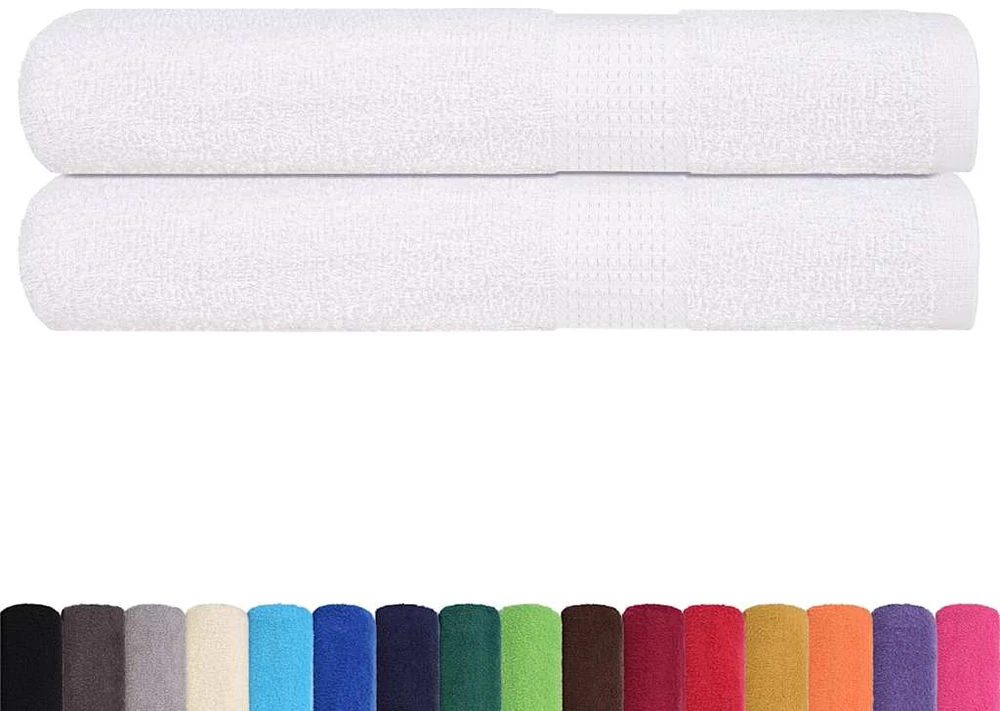 Rankšluostis Pirties rankšluosčiai, FROGN, 2 vnt., balti, 80x200 cm, 360 g/m²
