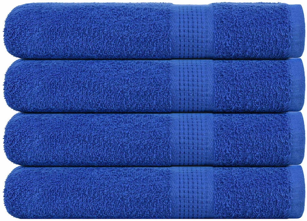 Rankšluostis Pirties rankšluosčiai, FROGN, 4 vnt., mėlyni, 80x200 cm, 360 g/m²