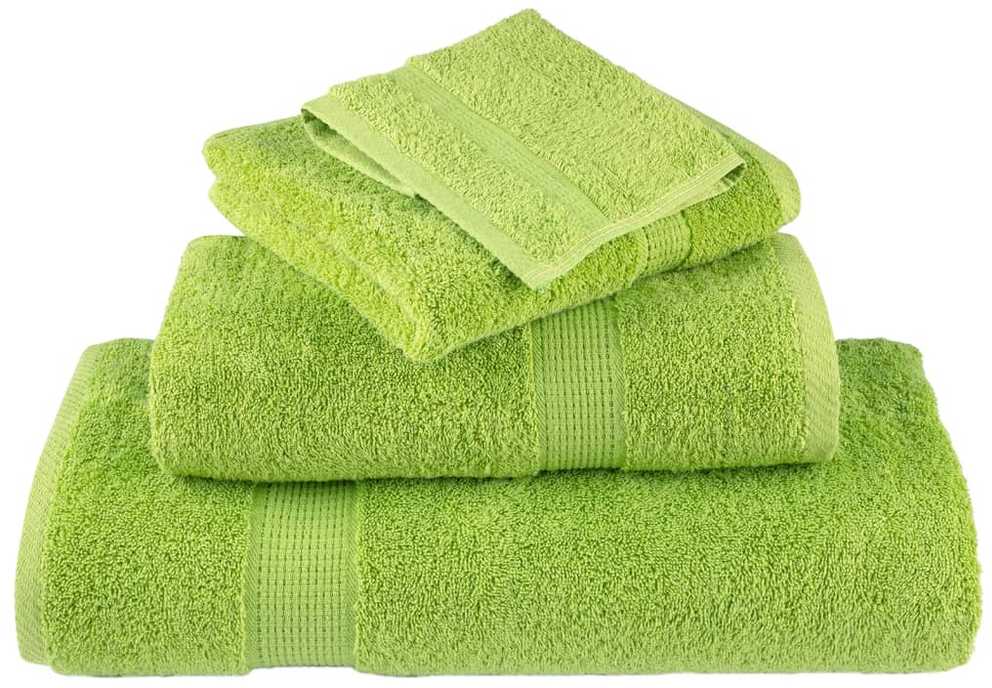 Rankšluostis Pirties rankšluosčiai SOLUND, 2vnt., žali, 80x200cm, 600g/m²